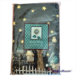 VTG NWT Halloween Tablecloth, Flannel Backed Vinyl, Debbie Mumm, 60” x 84”, NIP